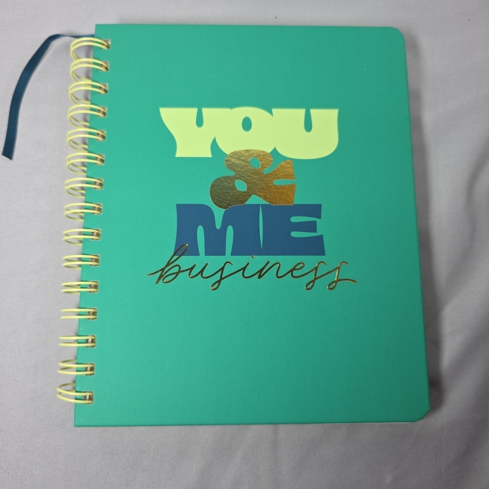 Tabitha Brown x Target You & Me Business Spiral Journal Planner Teal Hardcover